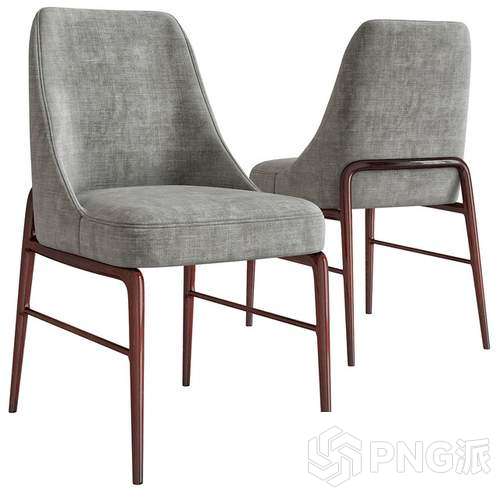 欧式单椅3D模型 - PNG派