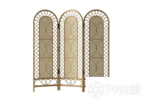 屏风3D模型 - PNG派