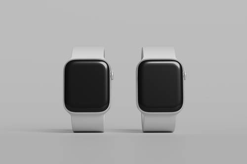 apple watch苹果智能手表PS样机模板 - PNG派