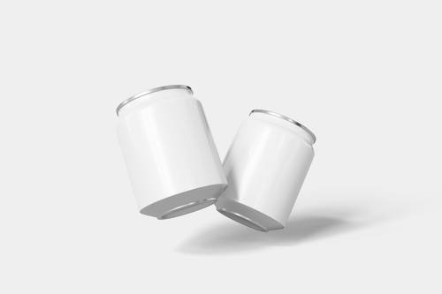 易拉罐饮料罐PS样机模板 - PNG派