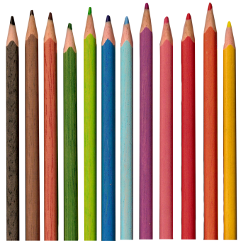彩色铅笔 - PNG派