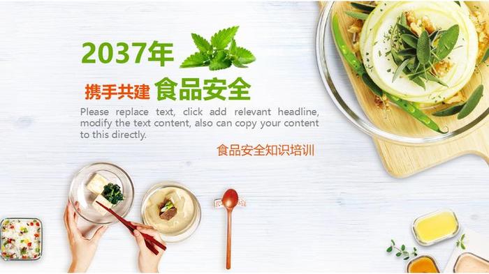食品安全PPT模板 - PNG派