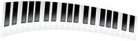 钢琴键 - PNG派