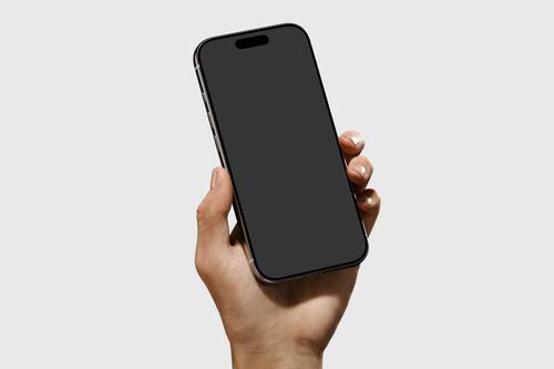 手拿 iphone 17 pro PS样机模板 - PNG派