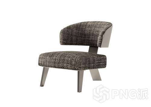 欧式单椅3D模型 - PNG派