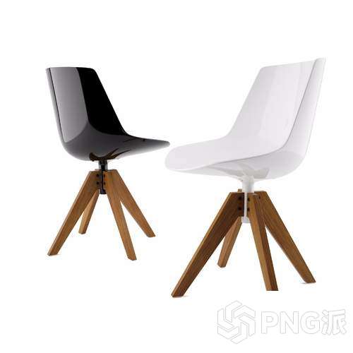 极简单椅3D模型 - PNG派