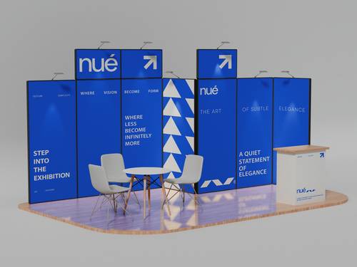 室内外展览展位PS样机模板 - PNG派