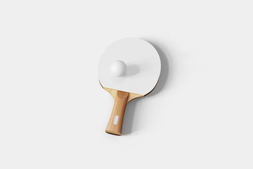 乒乓球拍PS样机模板 - PNG派