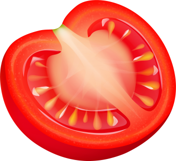 切开的番茄 - PNG派