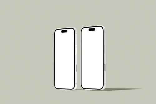 iPhone 16 Pro Max手机PS样机模板 - PNG派