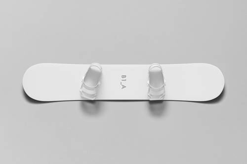 滑雪板设计PS样机模板 - PNG派