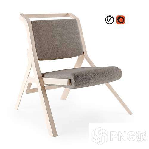北欧单椅3D模型 - PNG派