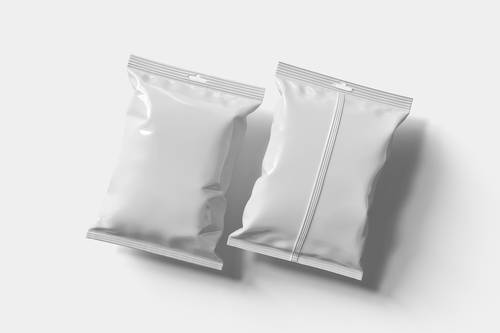 膨化食品薯片包装袋PS样机模板 - PNG派