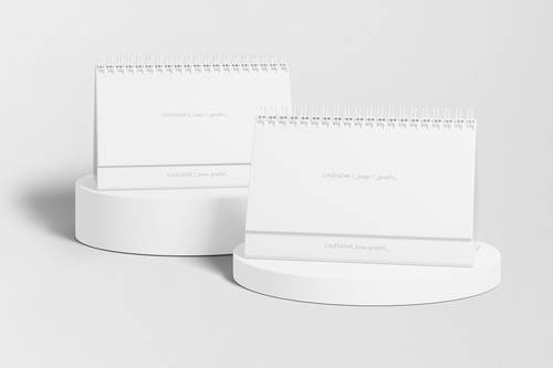 桌历PS样机模板 - PNG派