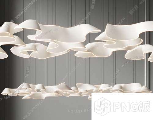 北欧吊灯3D模型 - PNG派