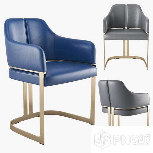 简约单椅3D模型 - PNG派