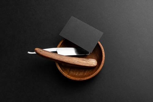 理发店品牌VI样机贴图PS模板 - PNG派