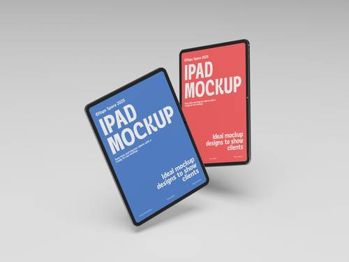 Ipad ProPS样机模板 - PNG派