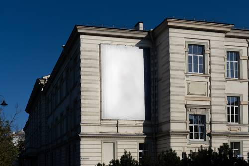 城市户外广告牌宣传物料PS样机模板 - PNG派