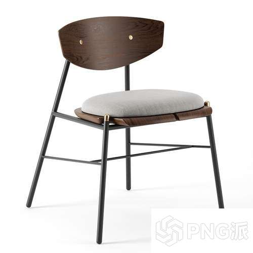 欧式单椅3D模型 - PNG派