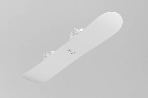 滑雪板设计PS样机模板 - PNG派