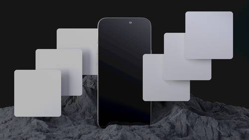 手机屏幕、智能手机PS样机模板 - PNG派