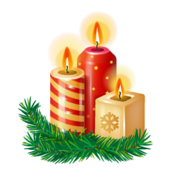圣诞蜡烛 - PNG派