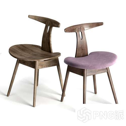 极简单椅3D模型 - PNG派