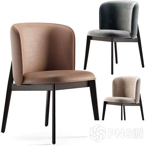 北欧单椅3D模型 - PNG派