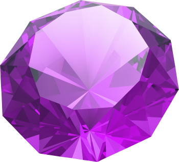 紫色宝石 - PNG派