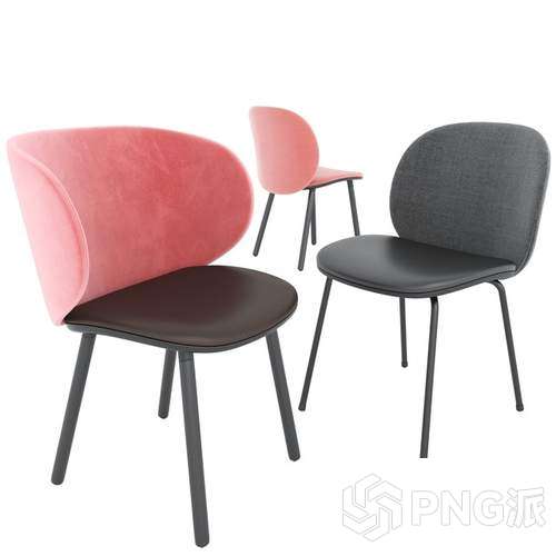 欧式单椅3D模型 - PNG派