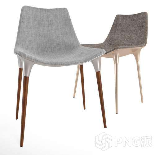 简约单椅3D模型 - PNG派