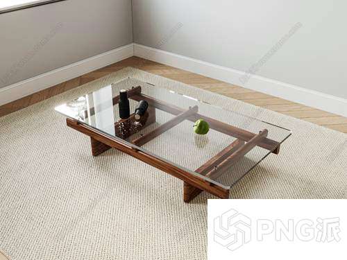 北欧茶几边几3D模型 - PNG派