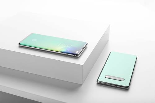 安卓手机界面突出悬浮展示PS样机模板 - PNG派