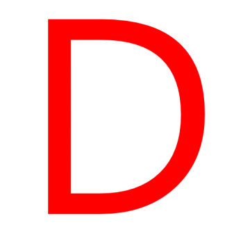 字母 D - PNG派