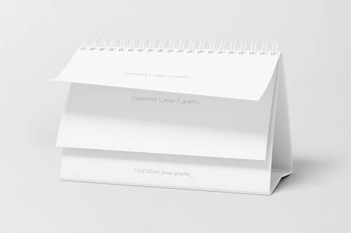 桌历PS样机模板 - PNG派