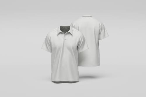 polo衫PS样机模板 - PNG派