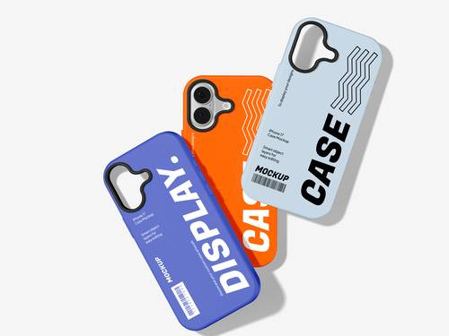 IPhone 17 Pro手机壳PS样机模板 - PNG派