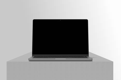 笔记本电脑PS样机模板 - PNG派