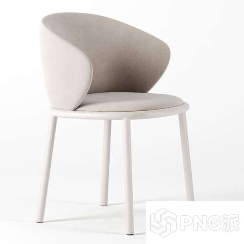 简约单椅3D模型 - PNG派