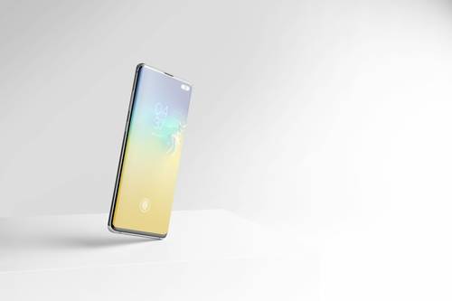 安卓手机界面突出悬浮展示PS样机模板 - PNG派