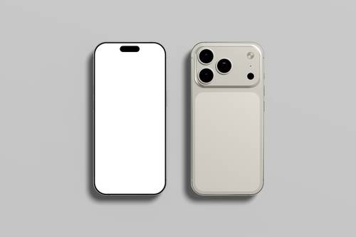 IPhone 17 Pro手机PS样机模板 - PNG派