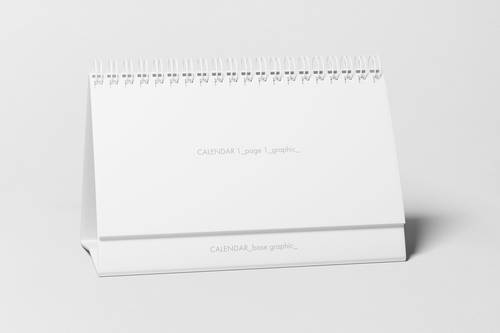 桌历PS样机模板 - PNG派