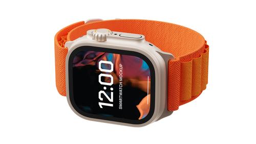 apple watch ultra苹果手表PS样机模板 - PNG派
