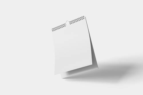 翻页挂历PS样机模板 - PNG派