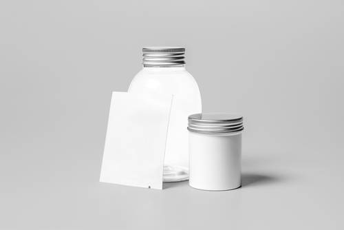 化妆品成套包装PS样机模板 - PNG派