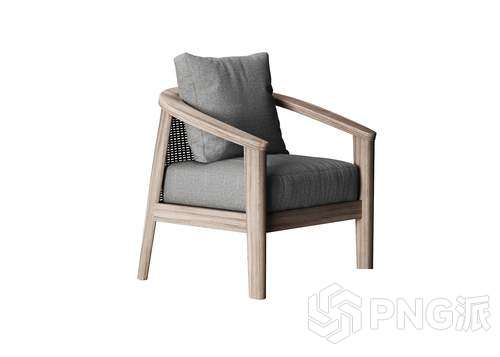 极简单椅3D模型 - PNG派