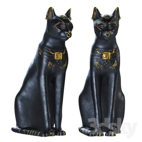 黑猫包间3D模型 - PNG派