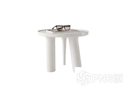 简约茶几边几3D模型 - PNG派