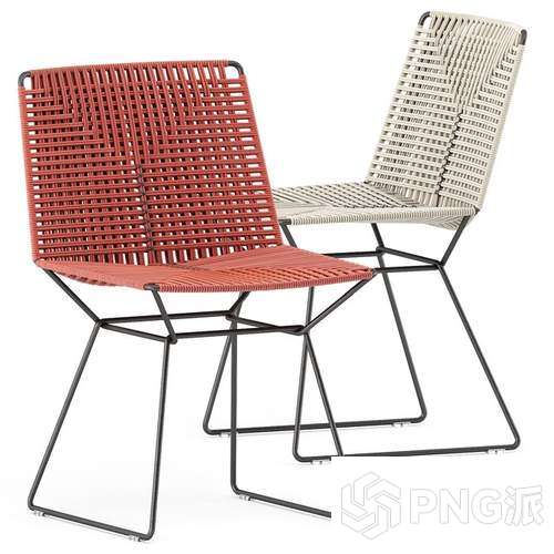 轻奢单椅3D模型 - PNG派